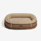 Deluxe Faux Leather & Plush Removable Orthopedic Donut Dog Bed - WarmNest