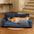 Deluxe Silk Velvet extraíble Bed ortopédico para perros con almohada - Regalrest