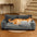Deluxe Silk Velvet extraíble Bed ortopédico para perros con almohada - Regalrest