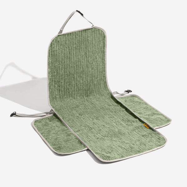 Protector del asiento del asiento de la mascota de chenilla a rayas impermeables