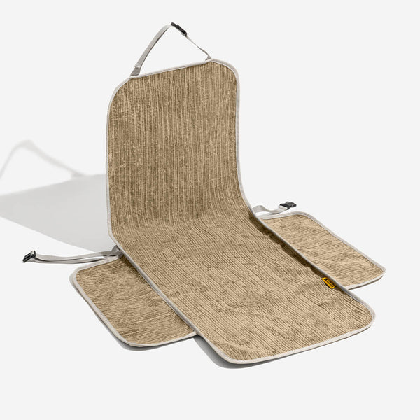 Protector del asiento del asiento de la mascota de chenilla a rayas impermeables