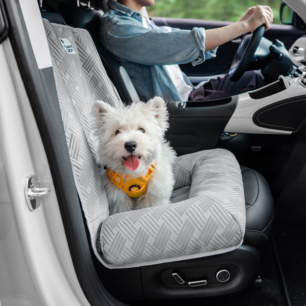 Bolstia de viaje de enfriamiento Seguridad asiento trasero Bed de asiento para perros grande - Rover con frío