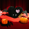 Halloween Plush Squeaky Dog Toy - Bat Heart