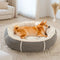 Cama de perros de donas anti-ansiedad ultra lujosa