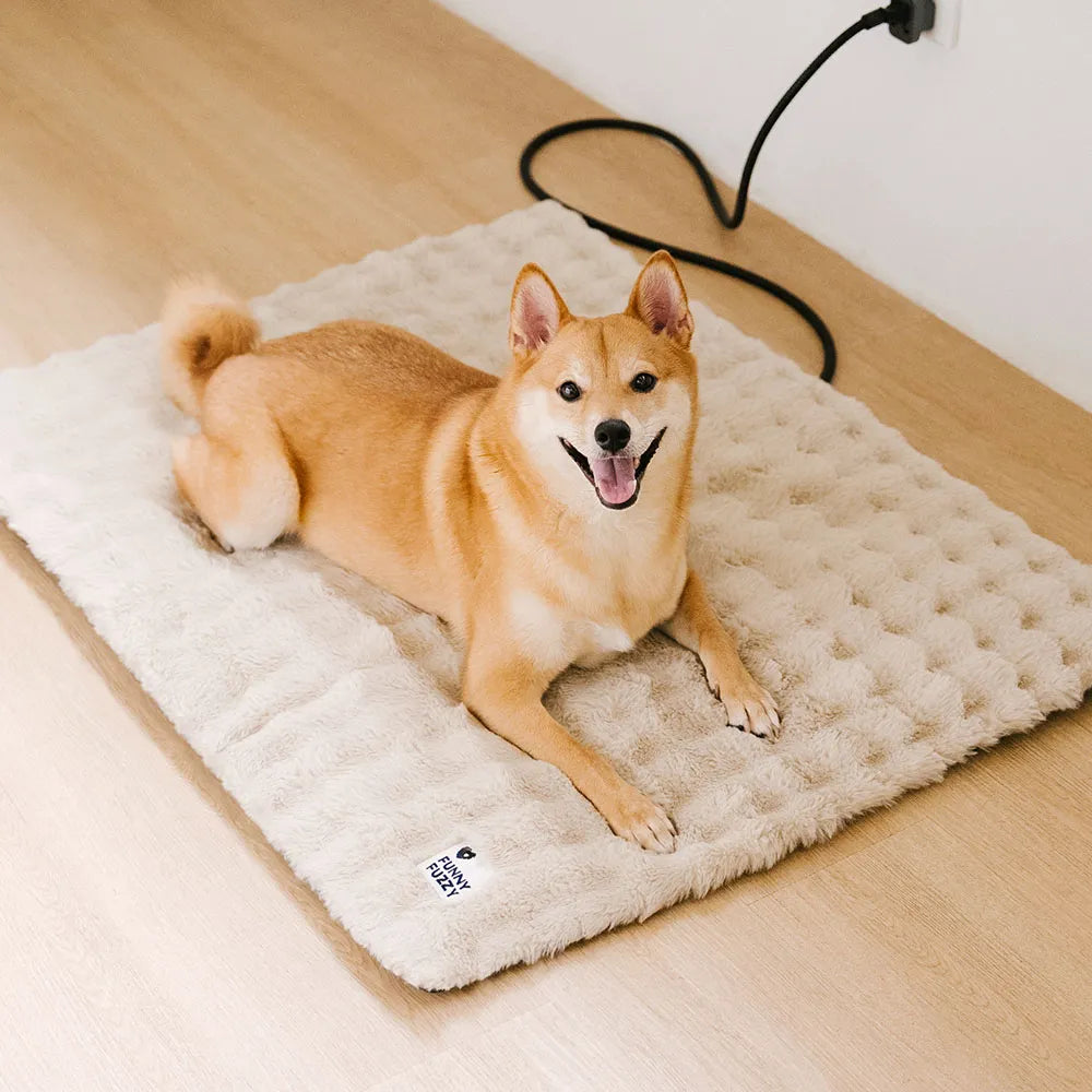 Cozy Plush Warm Washable and Portable Pet Mat - ThermoPad