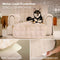 Fluffy suave muebles suaves de la cubierta del sofá de los muebles