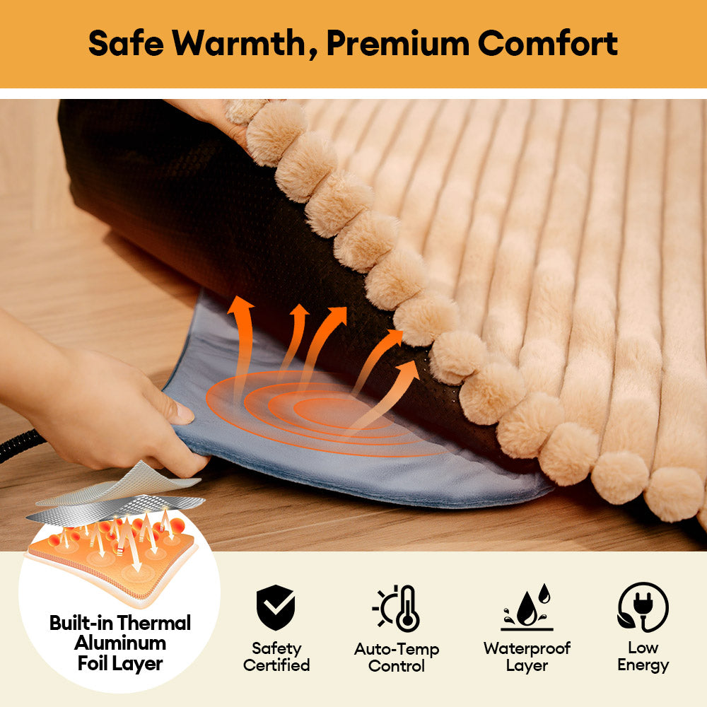 Fluffy Faux Rabbit Fur Washable Warm Pet Mat - ComfyEase