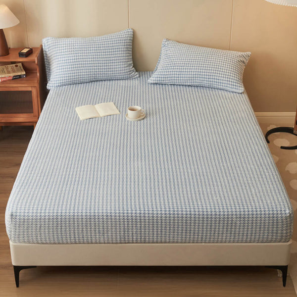 Cubierta de colchón de hojas de alquiler de terciopelo de piña clásico