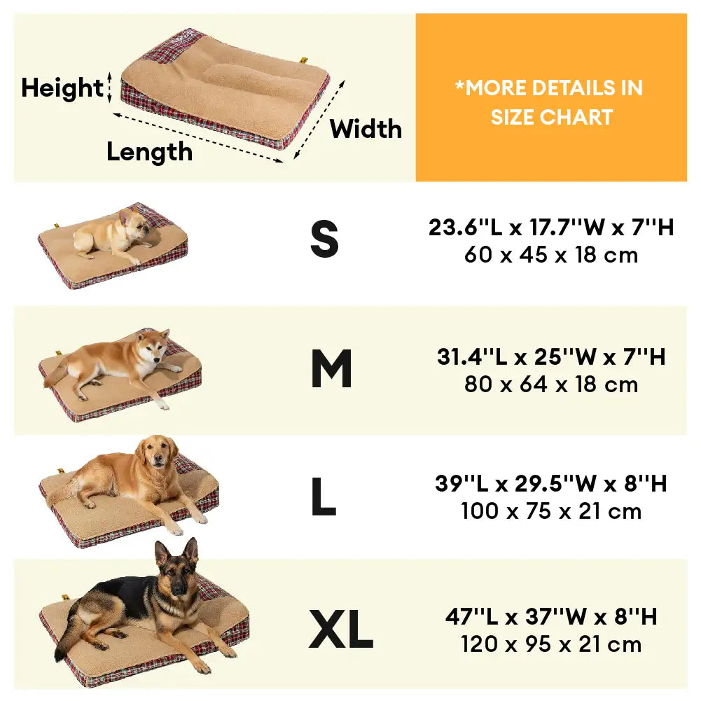 Cama de perros rectángulo de peluche de peluche extravagante extra grande - noche nocturna