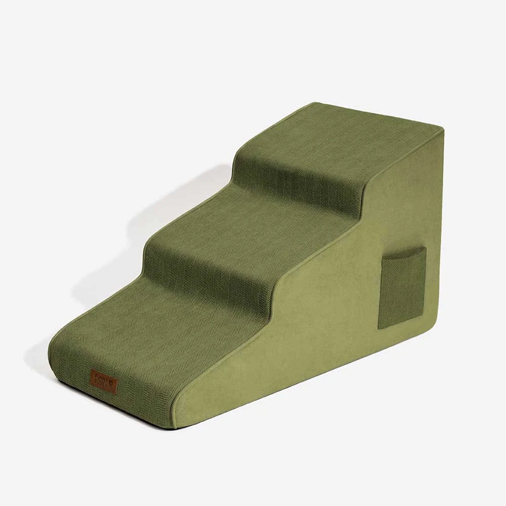 Escaleras de mascota de esponja extraíbles extra anchas de chenille