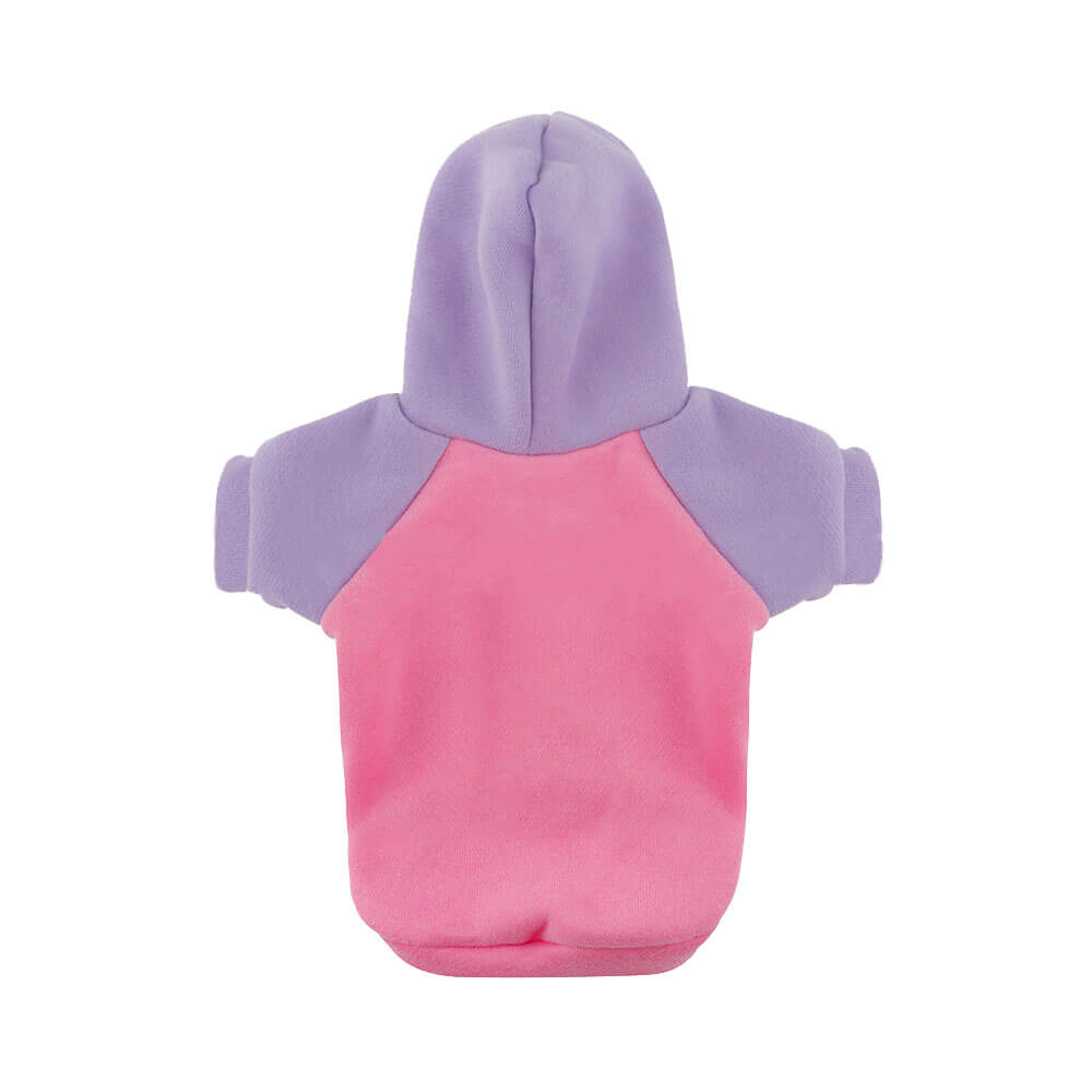 New autumn and winter pet hooded sweatshirt for dogs color matching hooded sweatshirt