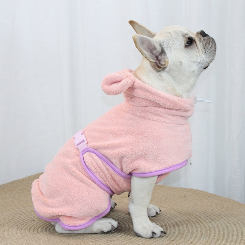 Pumpkin Soft Absorbent Dog Bathrobe Towel