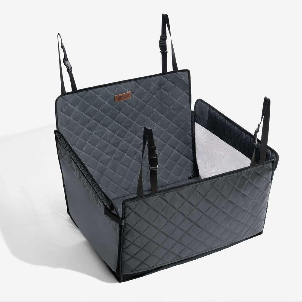 Cubierta de asiento de auto para hamacas para perros de cuero de cuero de piel sintética - Propsector de paseos