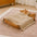 Cama de perro lavable de doble cara retro ante con almohada-Sweetdream