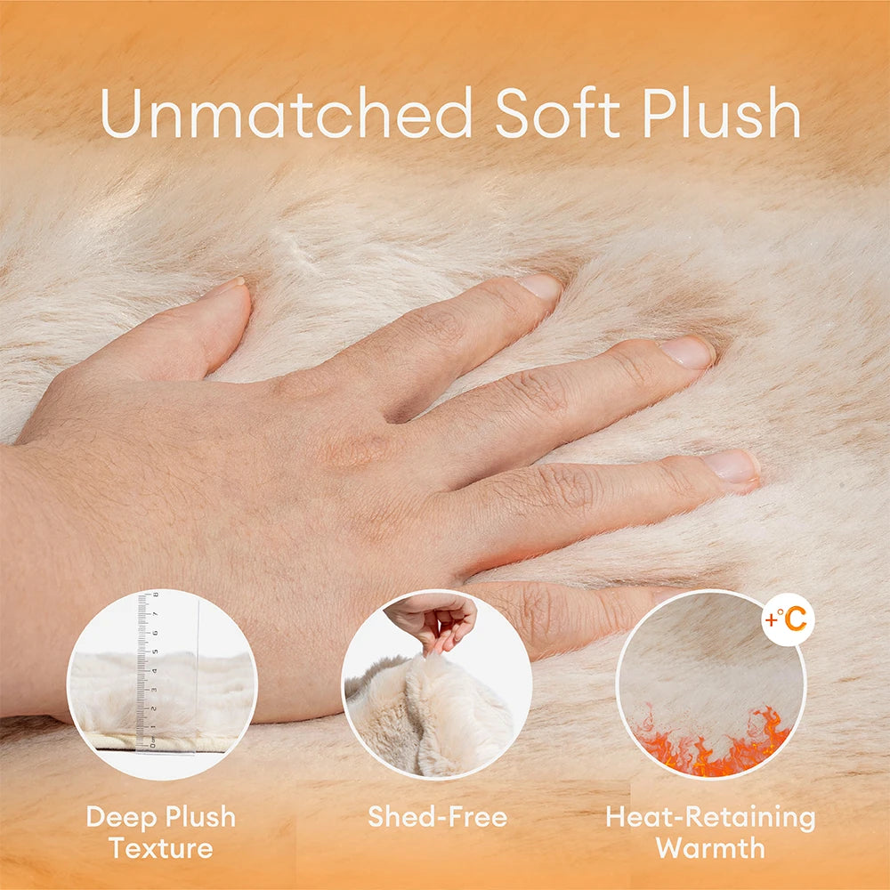 Fluffy suave muebles suaves de la cubierta del sofá de los muebles