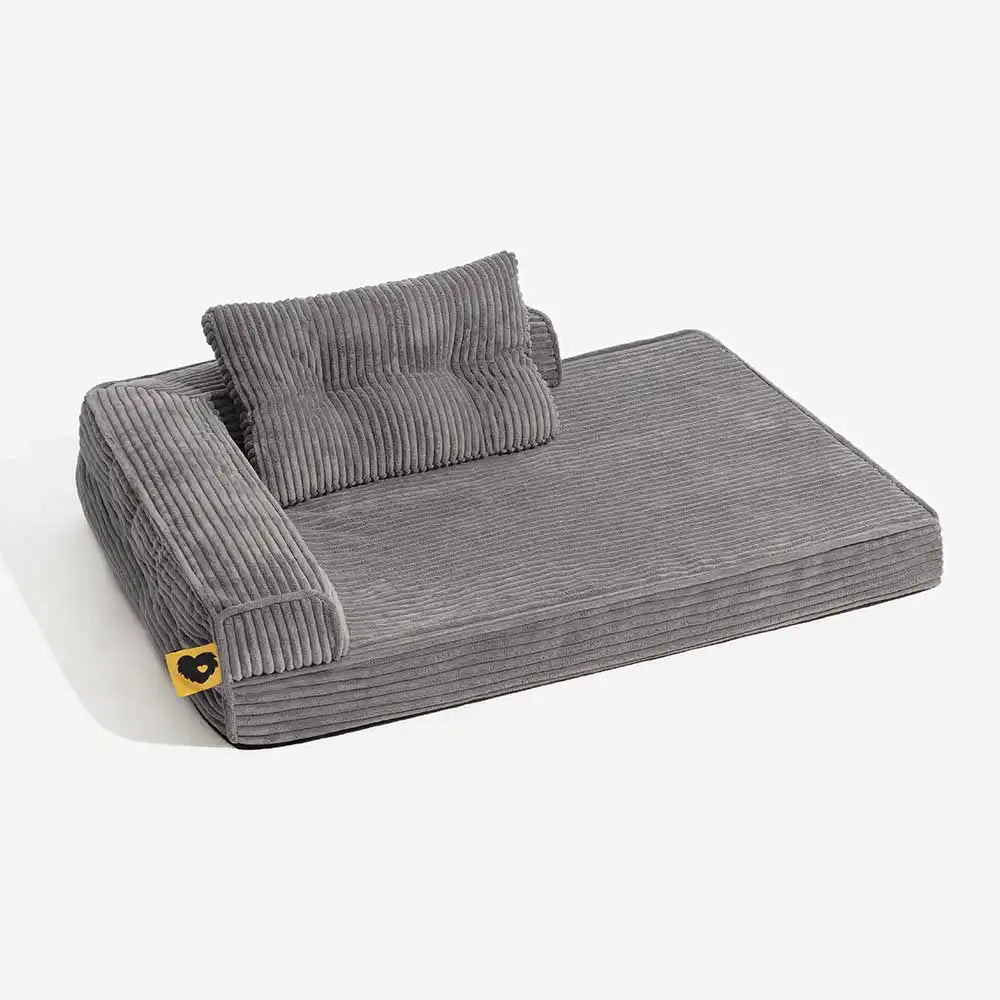 Cana de cana Anti -Scratch Exprovable Cama de perros ortopédica con almohada - COMFYSOFA
