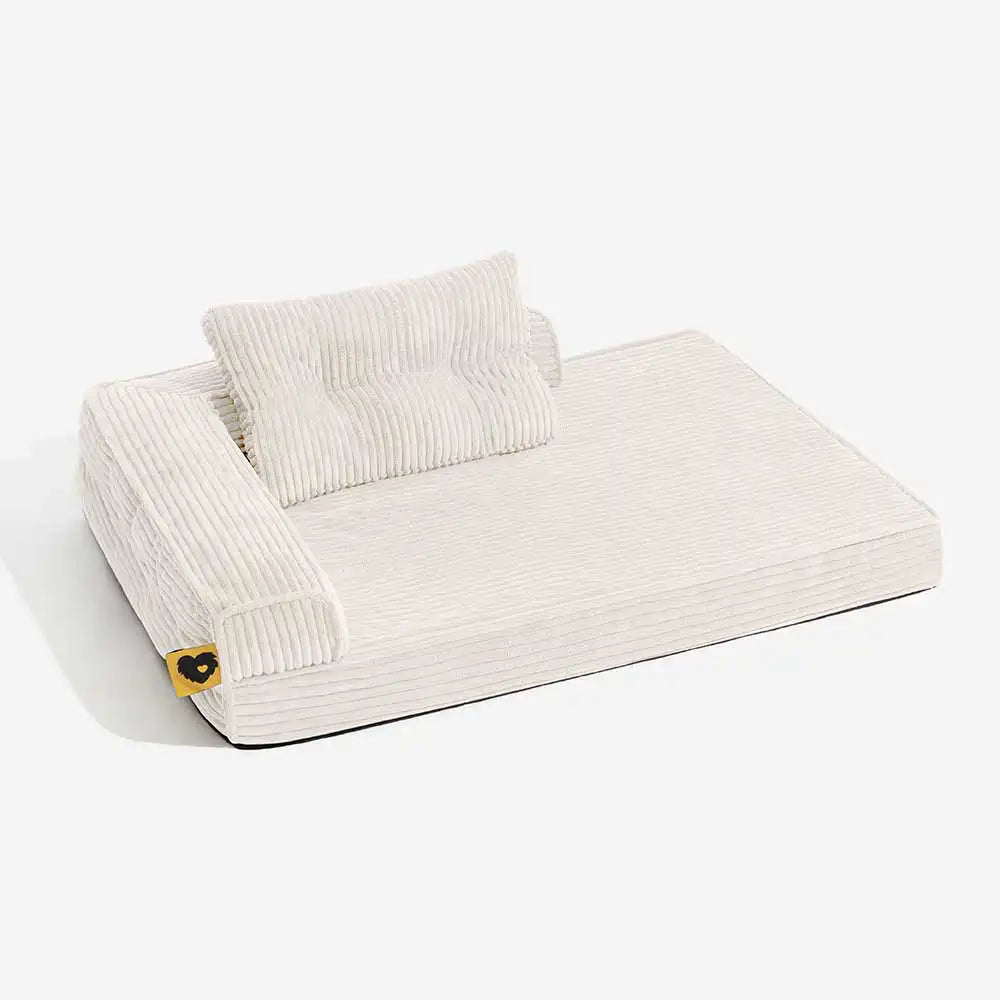 Cana de cana Anti -Scratch Exprovable Cama de perros ortopédica con almohada - COMFYSOFA