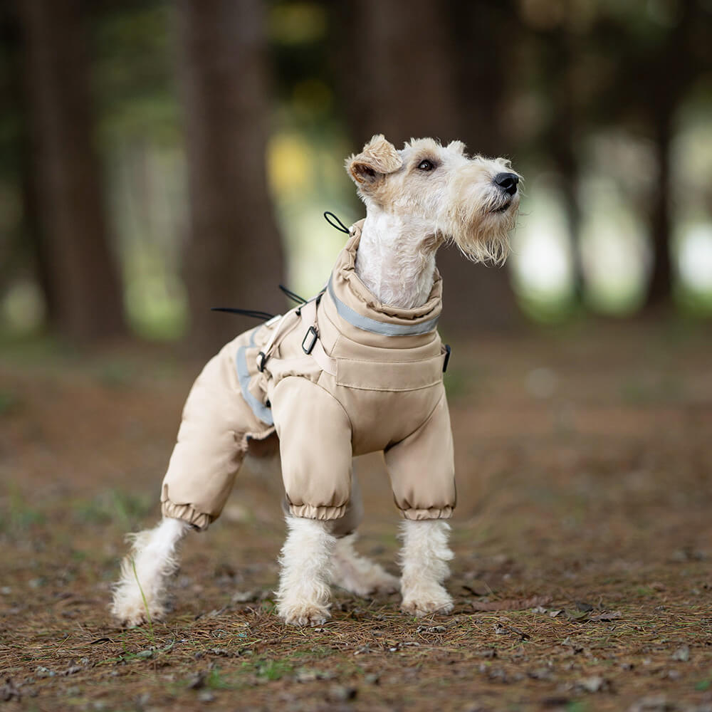 Waterproof Adjustable Tactical Four-Legged Outdoor Dog Coat