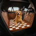 Premium Faux Leather Water-repellent Hammock Dog Car Seat Cover With Mat