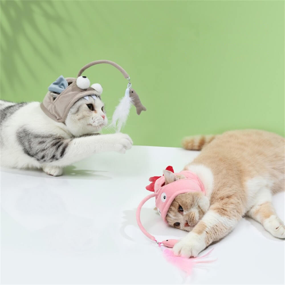 Pet cat and dog accessories bee cute funny headgear