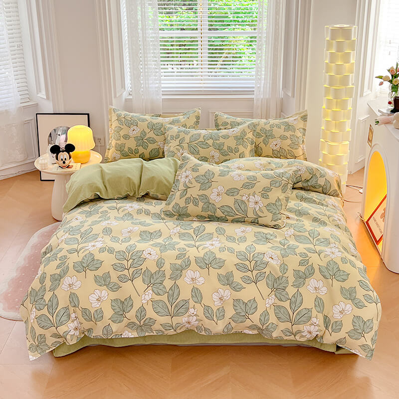 All-Season Breathable Comfortable Fabric Mattress Protection Bed Sheet Set