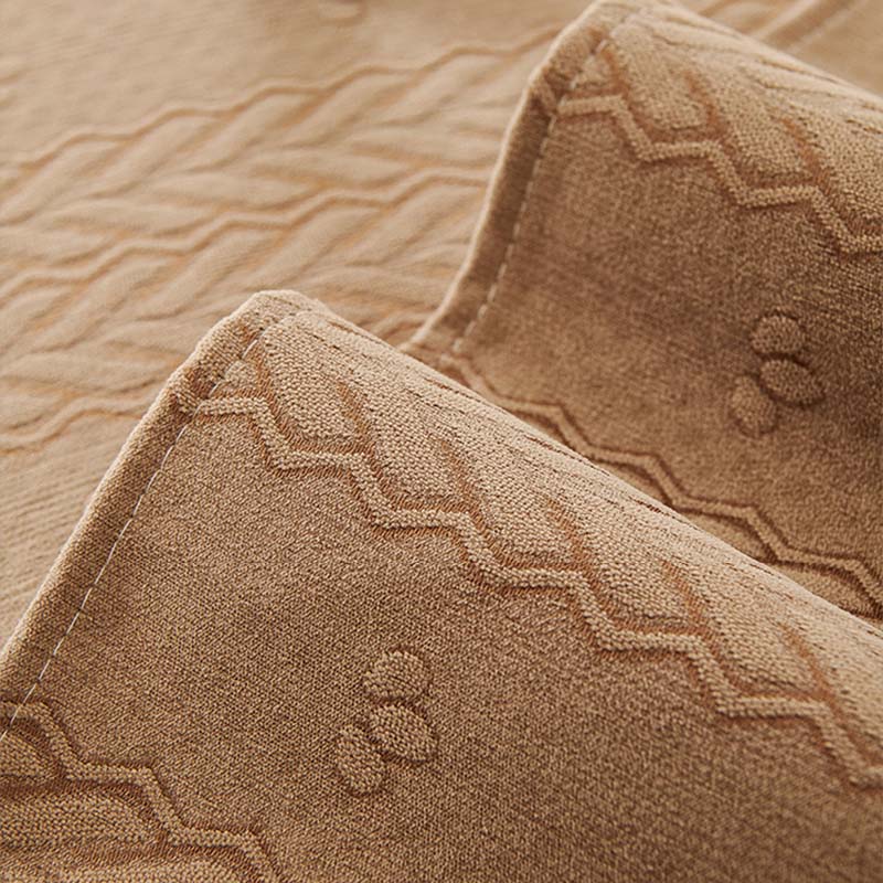 Cubierta de sofá sin deslizamiento transpirable impreso por oreja de trigo Chenille