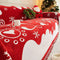 Christmas Decoration Chenille Wear-Resistant Sofa Blanket Couch Cover