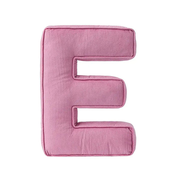 Corduroy Soft Hugging Letter Sofa Pillow