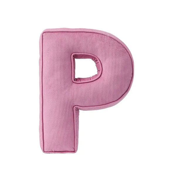 Corduroy Soft Hugging Letter Sofa Pillow