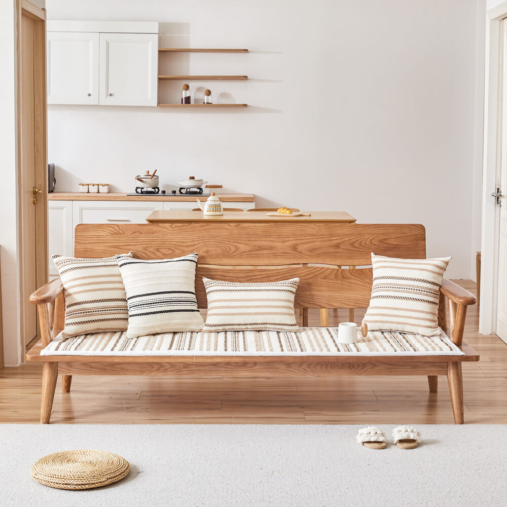 Acogedor chenille de sofá plush rayas tapa de sofá de mascotas de mascotas