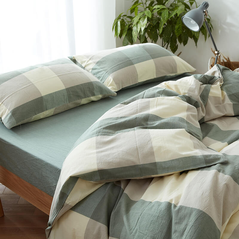 Cozy Classic Plaid Dreams All-Season Comfort Soft Bed Sheet Set