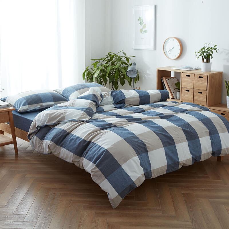 Cozy Classic Plaid Dreams All-Season Comfort Soft Bed Sheet Set