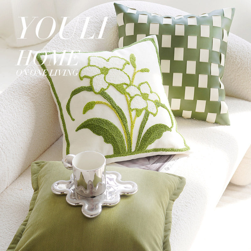 Elegant Lily Garden Home Decor Sofa Pillow