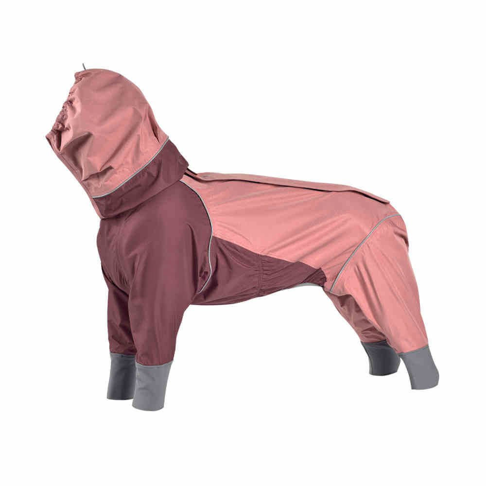 Large Adjustable Reflective Outdoor Dog and Human Matching Raincoat