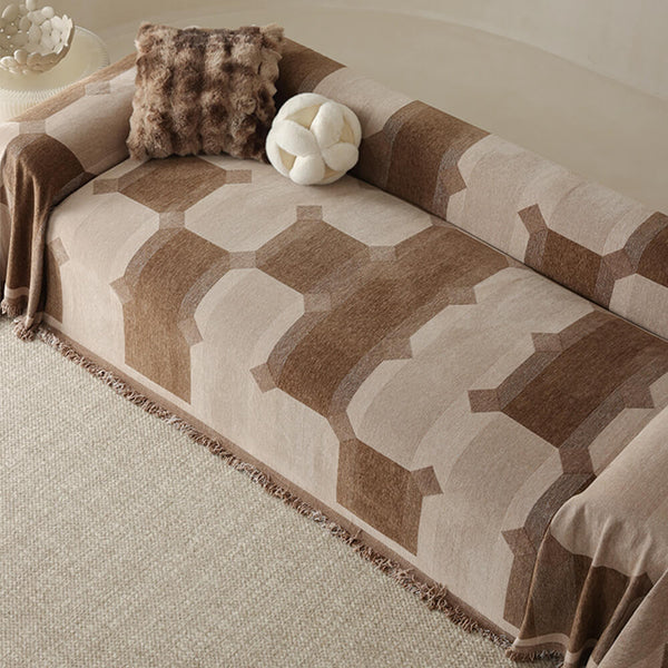 Cobertura del sofá de cobertura completa de la protección del sofá resistente al desgaste de Chenille