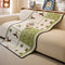 Chenille Scratch-resistant Fabric Pastoral Style  Irregular Shaped Non-slip Couch Cover