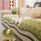 Chenille Scratch-resistant Fabric Pastoral Style  Irregular Shaped Non-slip Couch Cover