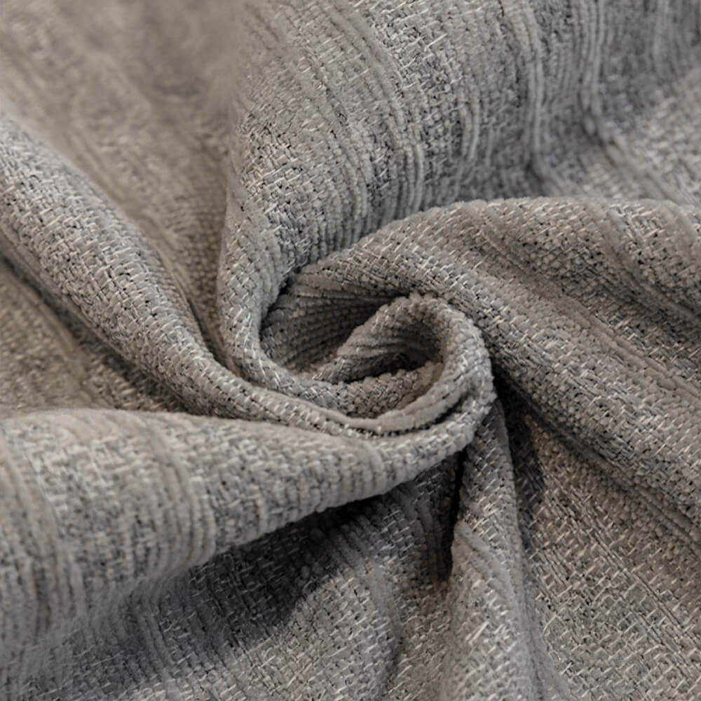 Cream Chenille Textured Pet-Friendly Anti-Scratch Throw Couch Cover