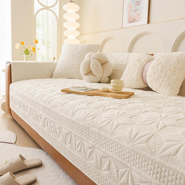 Cubierta de sofá de protección suave resistente a los rasguños de terciopelo de lujo