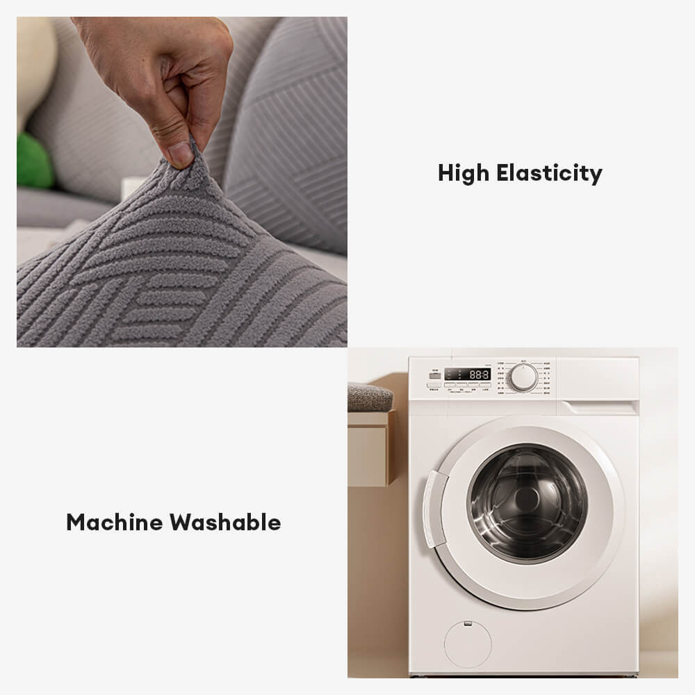 Cubierta de sofá mágica de grazo geométrico moderno