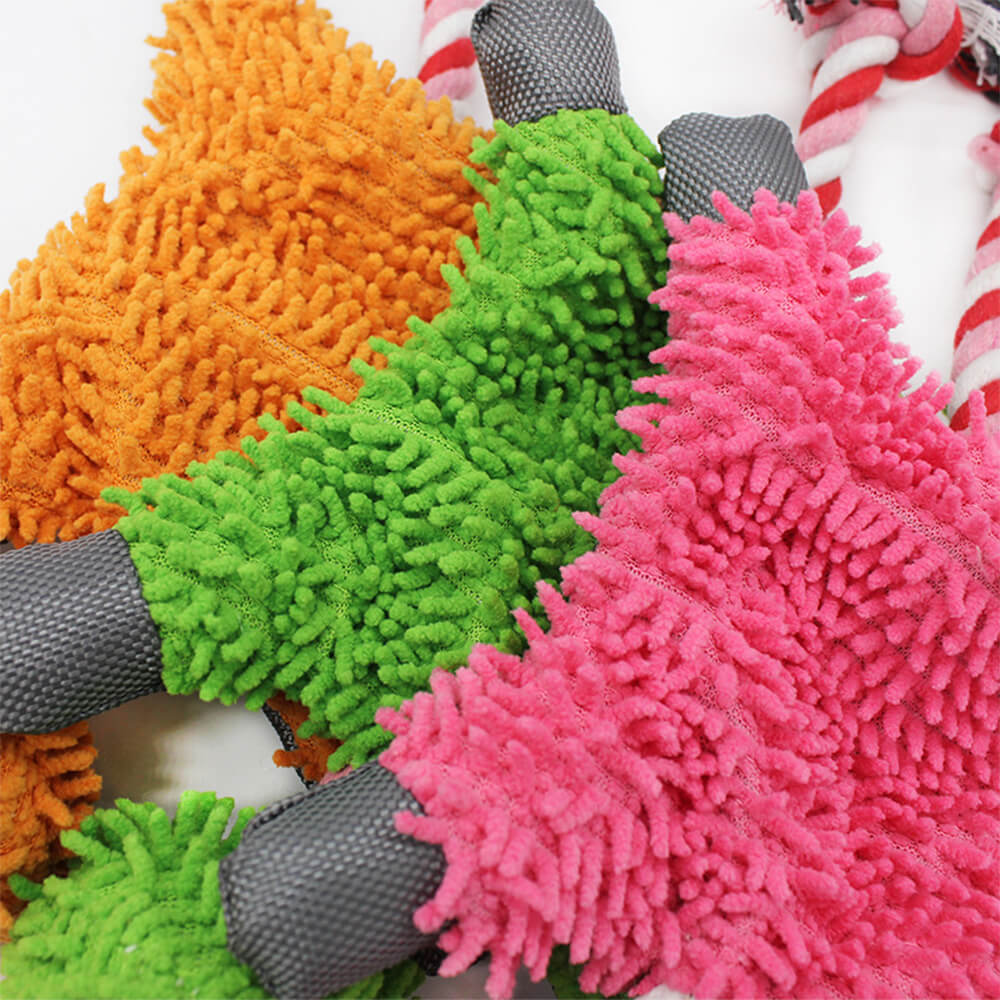 Plush Durable Chew Resistant Interactive Rope Dog Toy