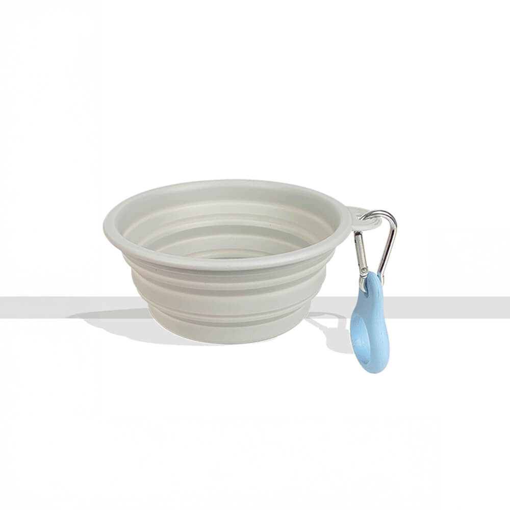 Comedero portátil de silicona plegable y expandible para perros & Cuencos de agua