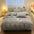 Textura tejida ultra suave terciopelo set de cama tibio