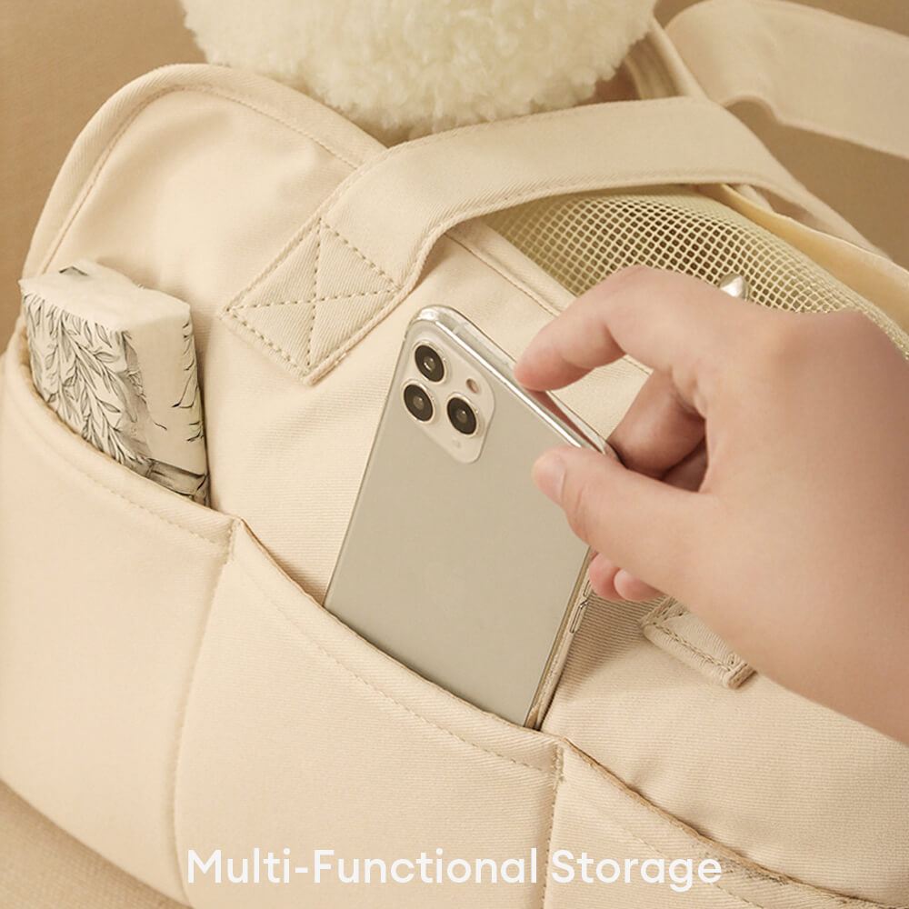 Borsa per trasporto per cani e gatti a corto di viaggi a quadri elegante