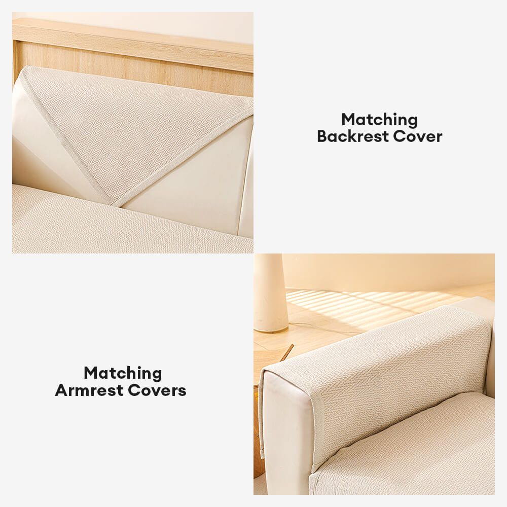 Tela anti-deslizamiento minimalista de Chenille con cubierta de sofá de diseño resistente a los rasguños de gato