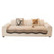 Non-Slip Herringbone Chenille Couch Cover with Wavy Edges