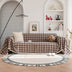 Festive Plaid Color Block Sofa Decoration Couch Cover