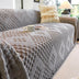 Fluffy Jacquard Velvet Scratch-Resistant Thickened Sofa Blanket Couch Cover