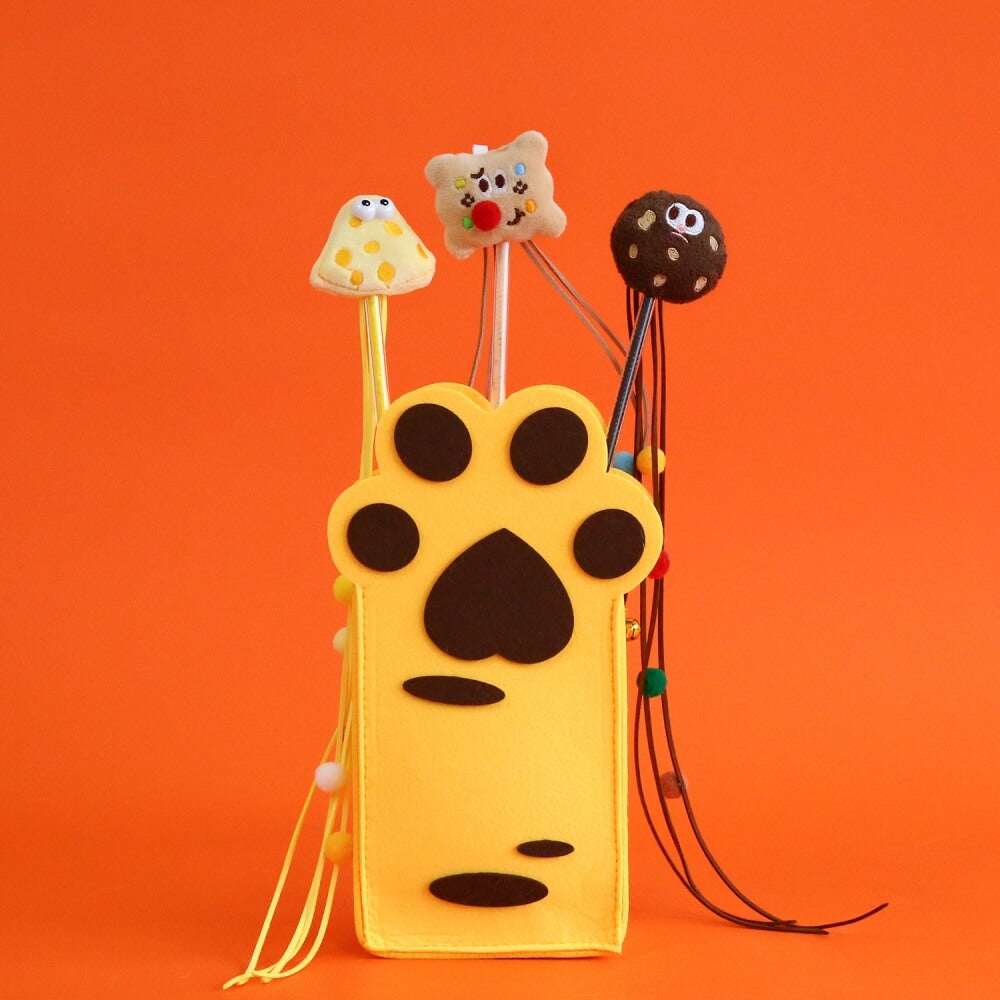 Lustiges Cookie-Cat-Teaser-Stick-Set