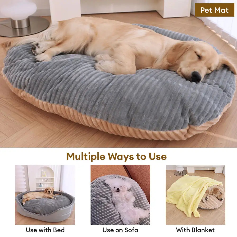 Warm And Comfortable Removable Washable Pet Sleeping Mat And Pet Bed